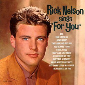 Rick Nelson Sings For You Album 