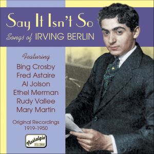 BERLIN: Say It Isn't So: Songs of Irving Album 