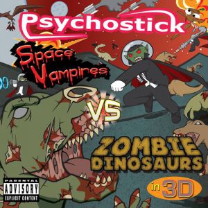 Space Vampires VS Zombie Dinosaurs in 3D Album 